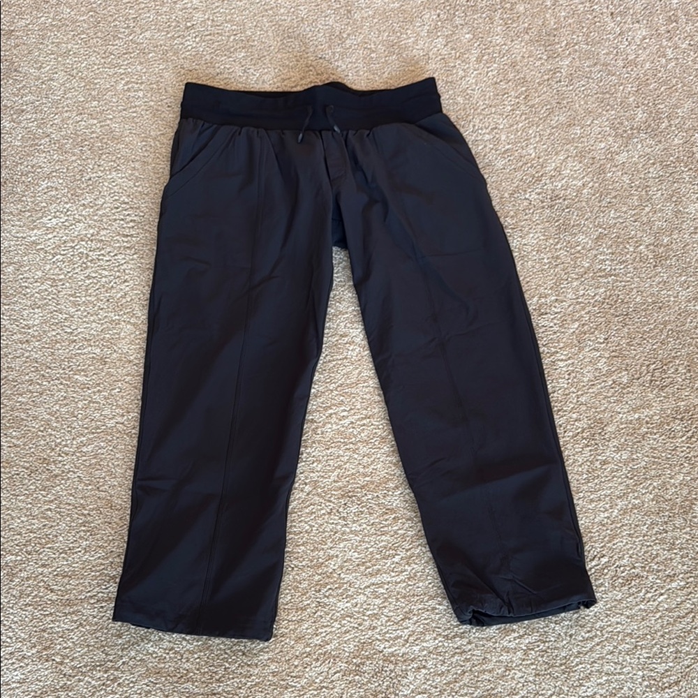 MPG Black Track Pants with Elastic Waistband